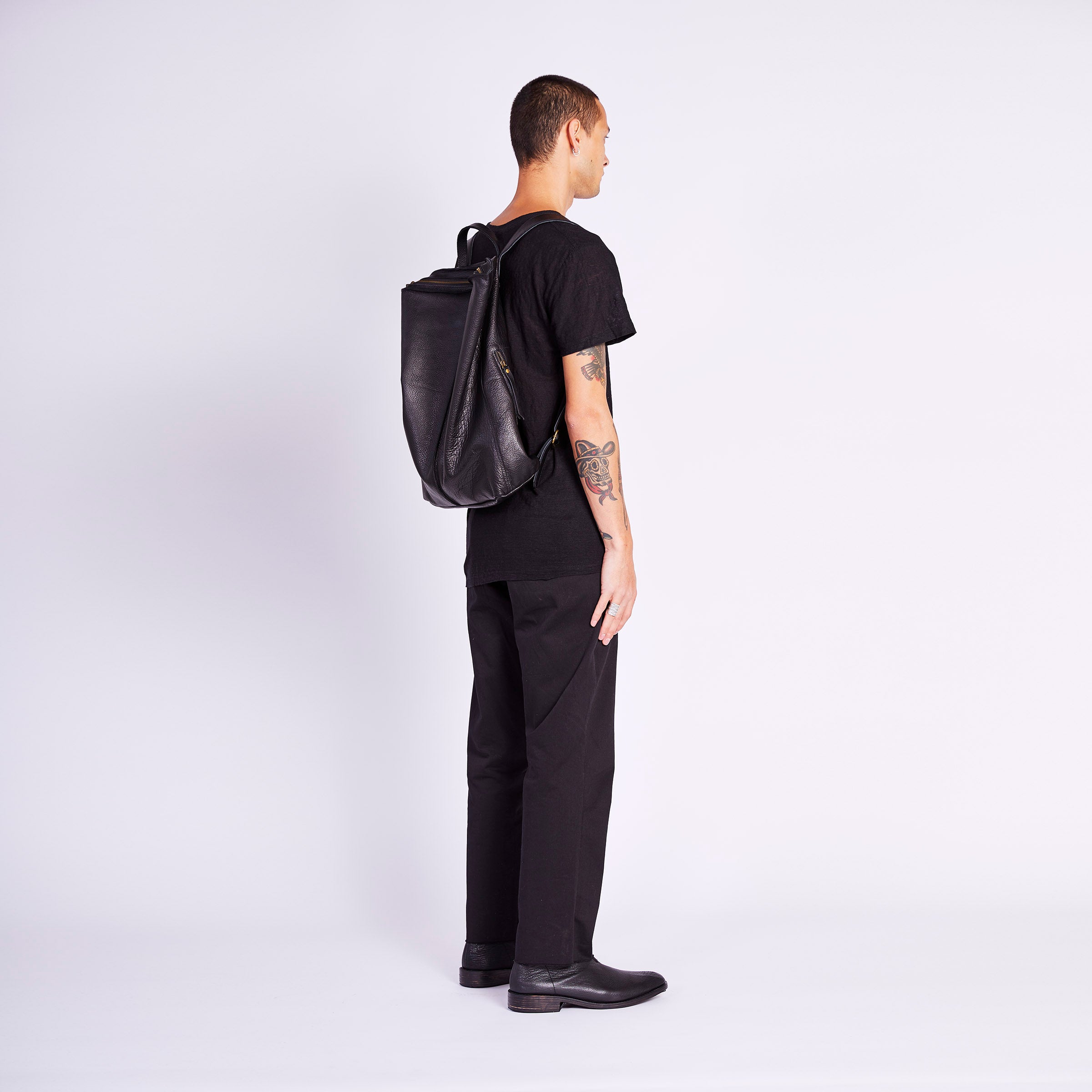 RAW BACK PACK (LEATHER)